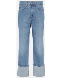 Veronica Beard - Dylan High-rise Straight Jeans - Lyst