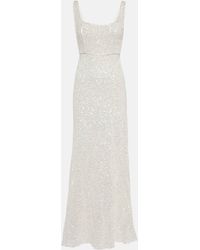 RIXO London - Bridal Megan Sequined Maxi Dress - Lyst