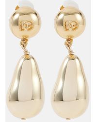 Dolce & Gabbana - Drop Clips Earrings - Lyst