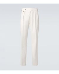 Brunello Cucinelli - Cotton Slim Pants - Lyst