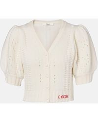 Chloé - Cardigan Aus Wolle Und Kaschmir - Lyst