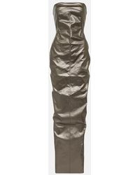 Rick Owens - Abito Lungo Di Jeans Lido - Lyst