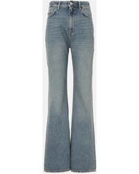Balenciaga - Mid-Rise Flared Jeans - Lyst
