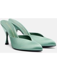 Herbert Levine - Sitting Pretty 95 Satin Mules - Lyst