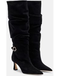 Malone Souliers - Melina 70 Suede Knee-High Boots - Lyst