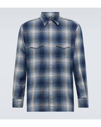 Tom Ford - Checked Cotton Western Shirt - Lyst