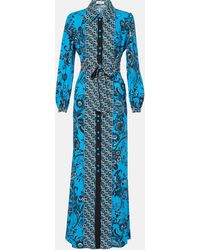 Diane von Furstenberg - Joshua Printed Maxi Dress - Lyst