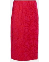 Dries Van Noten - Printed Pencil Skirt - Lyst