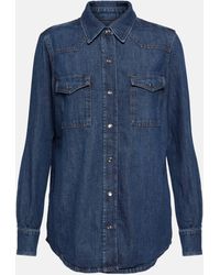 7 For All Mankind - Chemise Emilia en jean - Lyst
