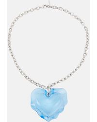Nina Ricci - Cushion Heart Chain Necklace - Lyst