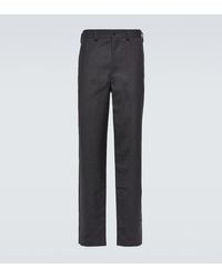 Undercover - Slim Wool And Mohair Pants - Lyst