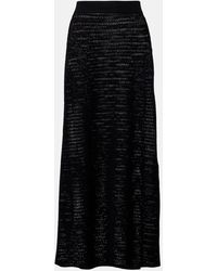 Victoria Beckham - Midirock Aus Pointelle-Strick - Lyst