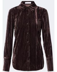 Proenza Schouler - Label Madi Velvet Shirt - Lyst