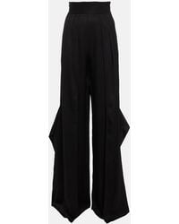 Maticevski - High-Rise Wide-Leg Pants - Lyst