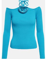 GIUSEPPE DI MORABITO - Embellished Ribbed-knit Top - Lyst