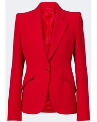 McQueen - Single-Breasted Blazer - Lyst