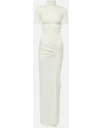 Christopher Esber - Fusion Ruched Maxi Dress - Lyst