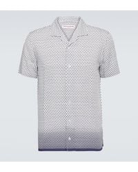 Orlebar Brown - Hibbert Floral Bowling Shirt - Lyst
