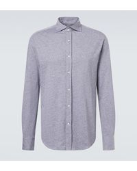 Brunello Cucinelli - Cotton Poplin Shirt - Lyst