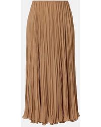 Ralph Lauren - Falda Larga Plisada Jordyn De Chifon - Lyst