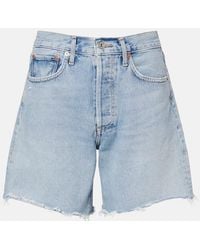 Citizens of Humanity - Marlow Long Denim Bermuda Shorts - Lyst
