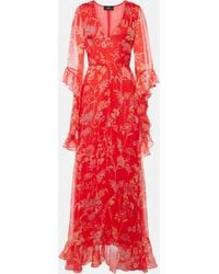 Etro - Floral Silk Gown - Lyst