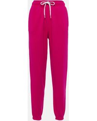 Polo Ralph Lauren - Cotton-blend Jersey Sweatpants - Lyst