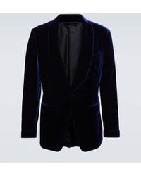 Tom Ford - Smokingjacke Shelton Aus Samt - Lyst