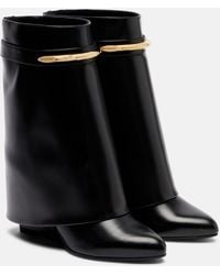 Givenchy - Shark 95 Leather Mid-Calf Boots - Lyst