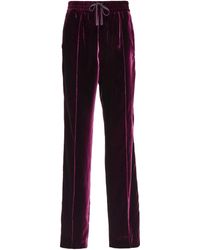 Pantalon Cachemire Tom Ford en coloris Rose élégants et chinos Pantalons coupe droite Femme Vêtements Pantalons décontractés 