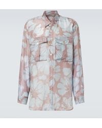 Dries Van Noten - Floral Silk Shirt - Lyst