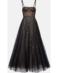 Giambattista Valli - Flared Chantilly-lace Gown - Lyst