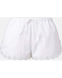 Gucci - Marina Chain Cotton Poplin Shorts - Lyst