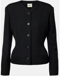 KHAITE - Nara Wool Jacket - Lyst