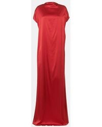 Dries Van Noten - Silk-Blend Satin Gown - Lyst