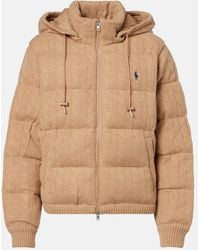 Polo Ralph Lauren - Wool And Cashmere Puffer Jacket - Lyst