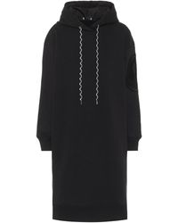Moncler Robe en coton mélangé - Noir