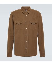 Tom Ford - Westernhemd aus Baumwoll-Cord - Lyst