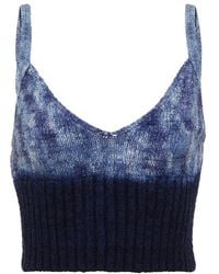Altuzarra - Sim Tie-dye Silk Crop Top - Lyst