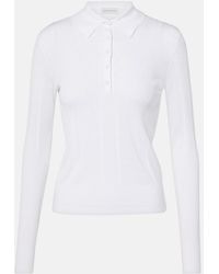 Dries Van Noten - Touria Cotton Polo Sweater - Lyst