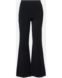 JOSEPH - Knitted Mid-Rise Flared Pants - Lyst