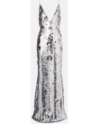 The New Arrivals Ilkyaz Ozel - Robe Claudie Mit Pailletten - Lyst