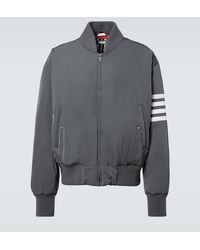 Thom Browne - 4-Bar Bomber Jacket - Lyst