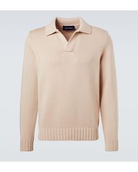 Thom Sweeney - Wool Polo Sweater - Lyst