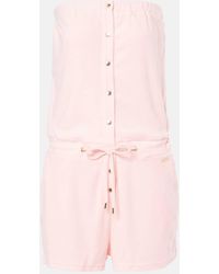 Melissa Odabash - Venus Cotton-Blend Jumpsuit - Lyst