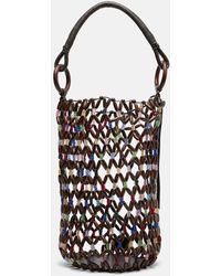 STAUD - Del Mar Beaded Shoulder Bag - Lyst