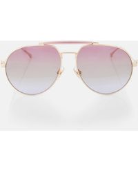 Etro - Lunettes de soleil aviateur Pegaso - Lyst