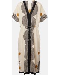 Velvet - Amira Printed Cotton Kaftan - Lyst