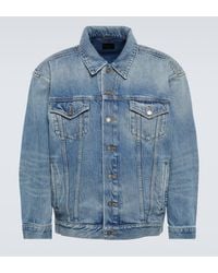 Saint Laurent - Oversized Denim Jacket - Lyst