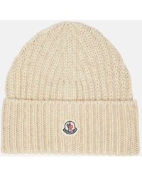 Moncler - Wool And Cashmere-blend Beanie - Lyst